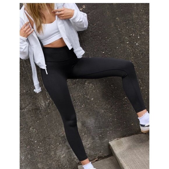 Offline By Aerie Seamless Black Full Length Legging Tight Women’s Size Medium - Picture 1 of 5